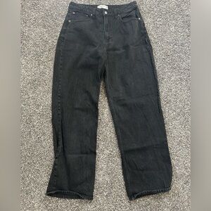 Abercrombie baggy black jeans